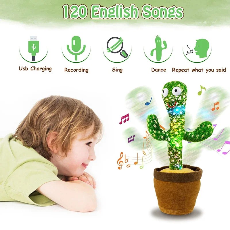 Dancing Talking Cactus Toy - Image 2
