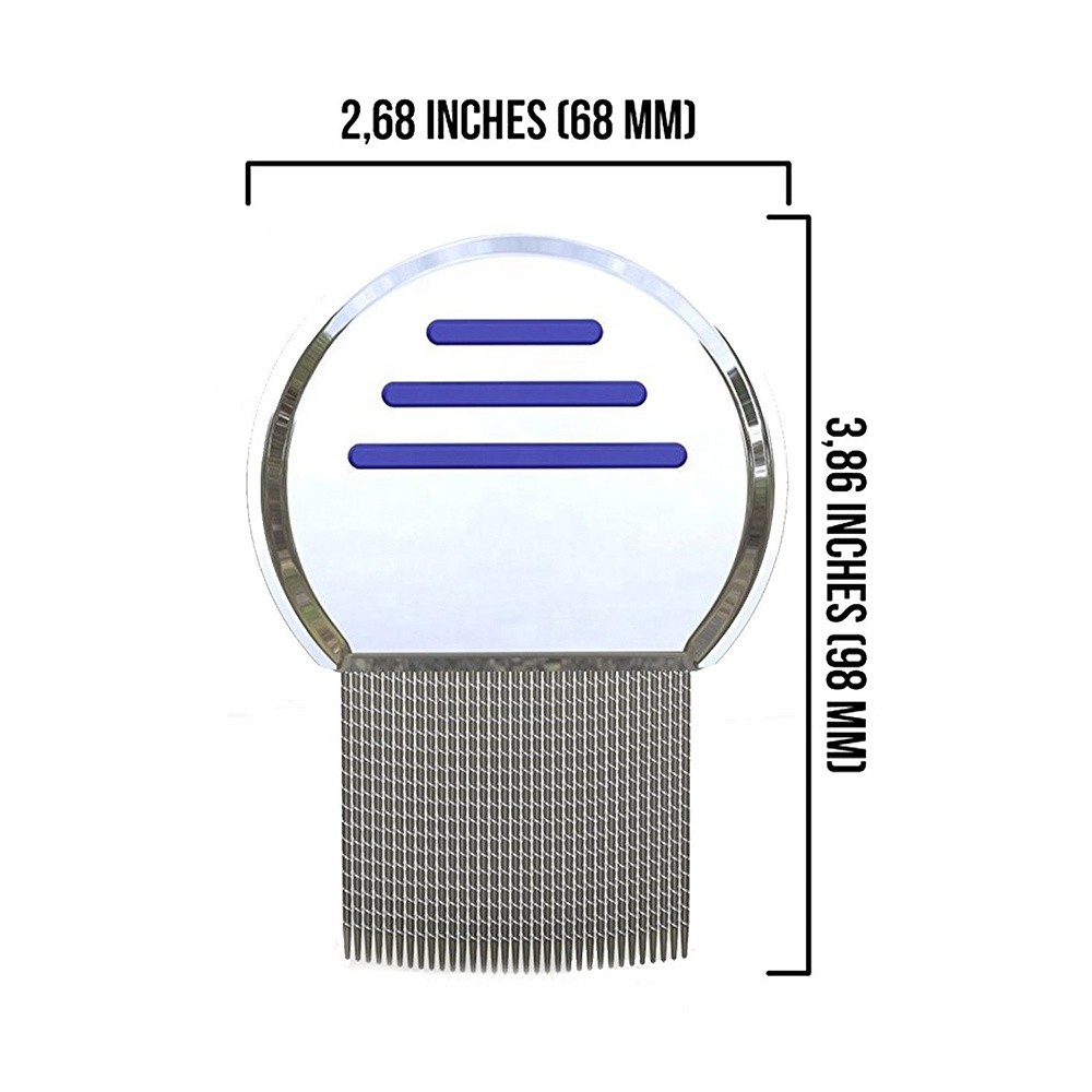 Lice and Nit Egg Free Treatment Professional Stainless Steel Lice Removal Comb - Image 4