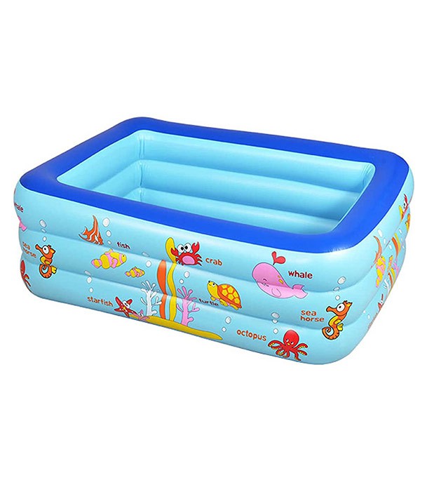 Inflatable Swimming Pool Adults & Kids Baby Pool Bathing Tub Outdoor Indoor - 130Cm - Image 3