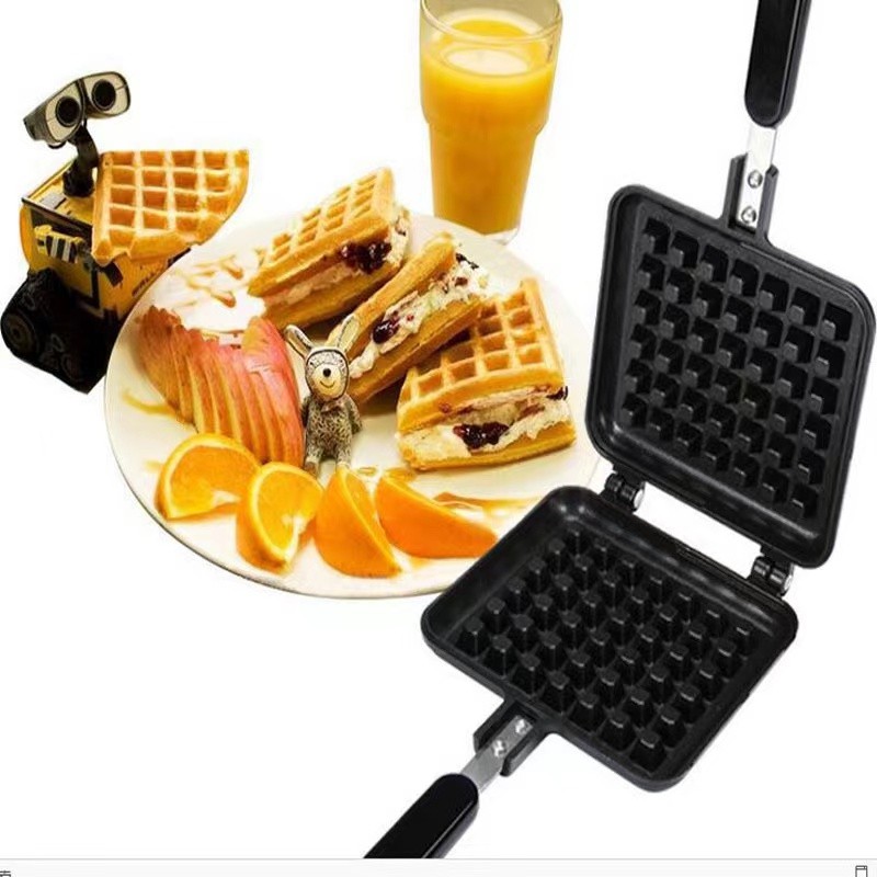 Non-Stick Waffle Maker Pan-ঘরেই বানান মুচমুচে ওয়াফল