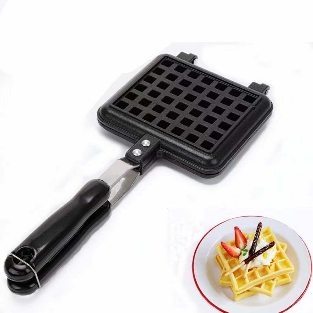 Non-Stick Waffle Maker Pan-ঘরেই বানান মুচমুচে ওয়াফল - Image 3