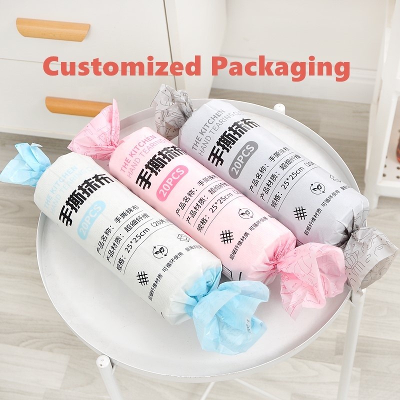 Kitchen Towel (1 Roll-20 Pcs)। হাইজেনিক উপায়ে রান্নাঘর পরিষ্কার রাখুন - Image 4
