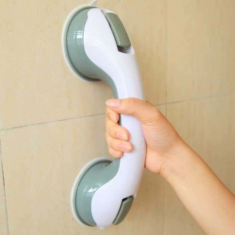 Double Suction Bathroom Safety Grab Handle/ডাবল সাকশন বাথরুম সেফটি গ্র্যাব হ্যান্ডেল - Image 2