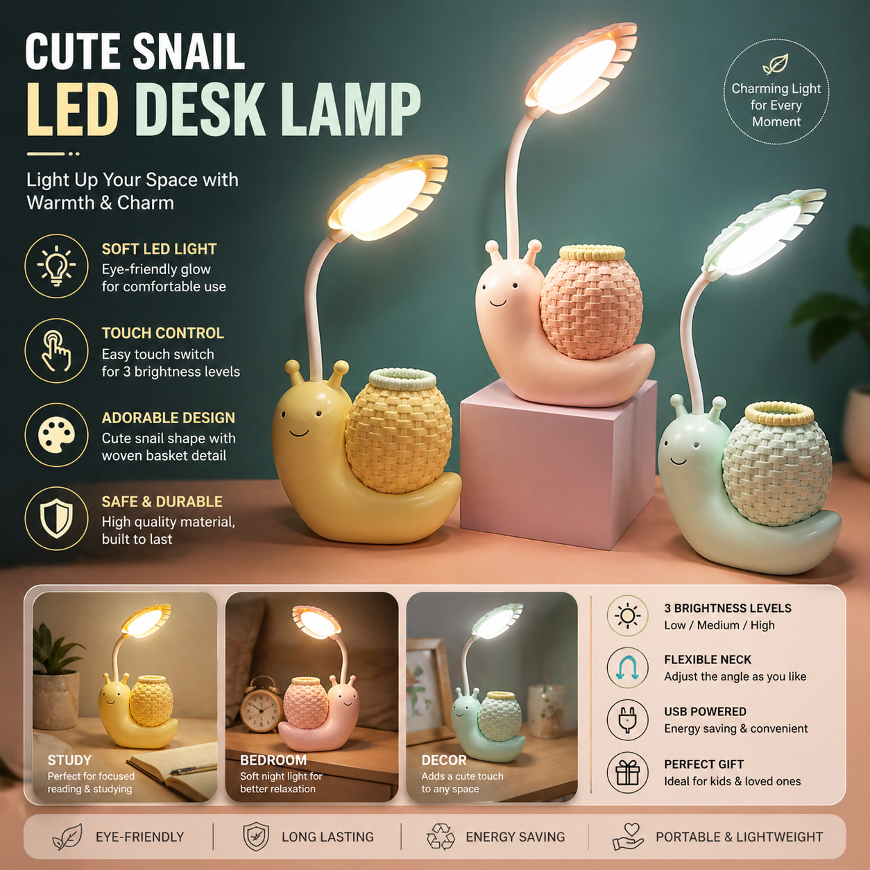 Creative LED Lamp - Image 3
