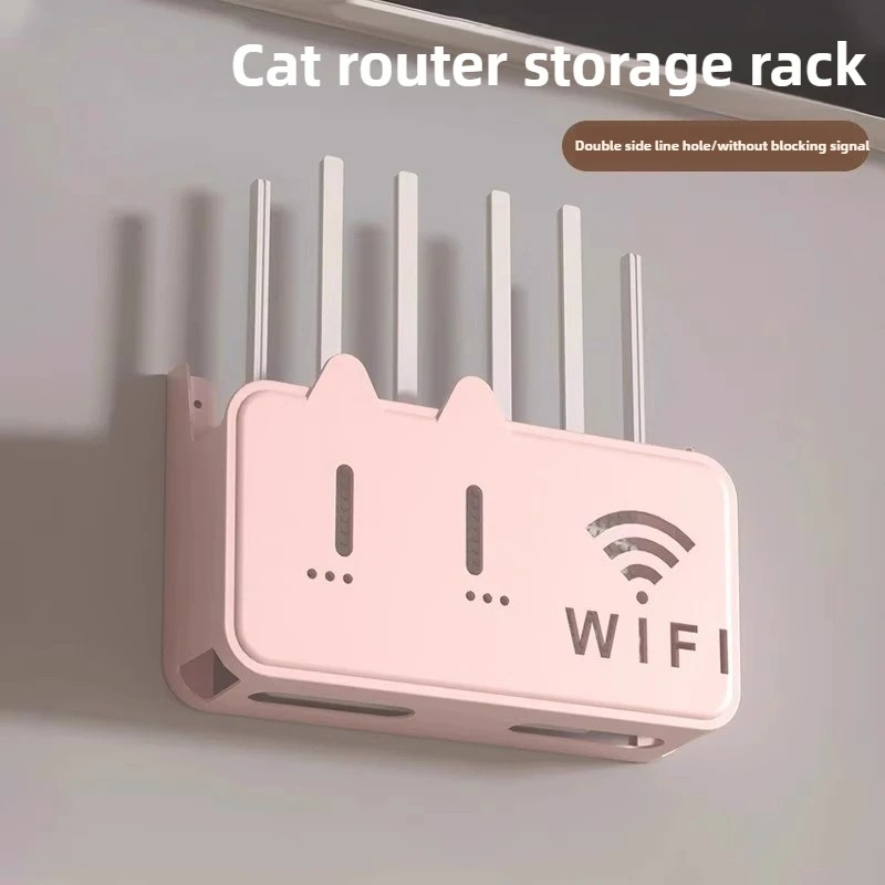 Stylish Wall Mounted WiFi Router Cover Box – Modern Home Decoration & Safety Organizer 🌿 - Image 2