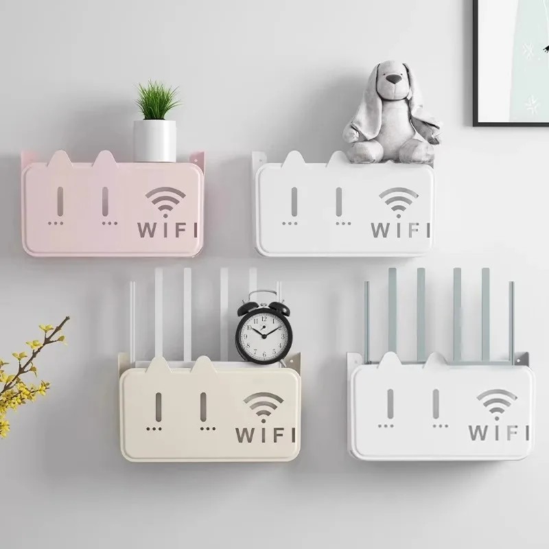 Stylish Wall Mounted WiFi Router Cover Box – Modern Home Decoration & Safety Organizer 🌿 - Image 3