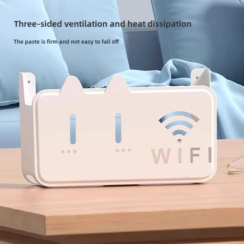 Stylish Wall Mounted WiFi Router Cover Box – Modern Home Decoration & Safety Organizer 🌿 - Image 4