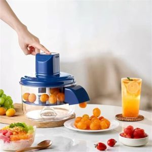 Automatic Vegetable Peeling Machine, Rechargeable Electric Fruit and Vegetable Peeler Suitable for Grapes, Cherry Tomatoes, Garlic