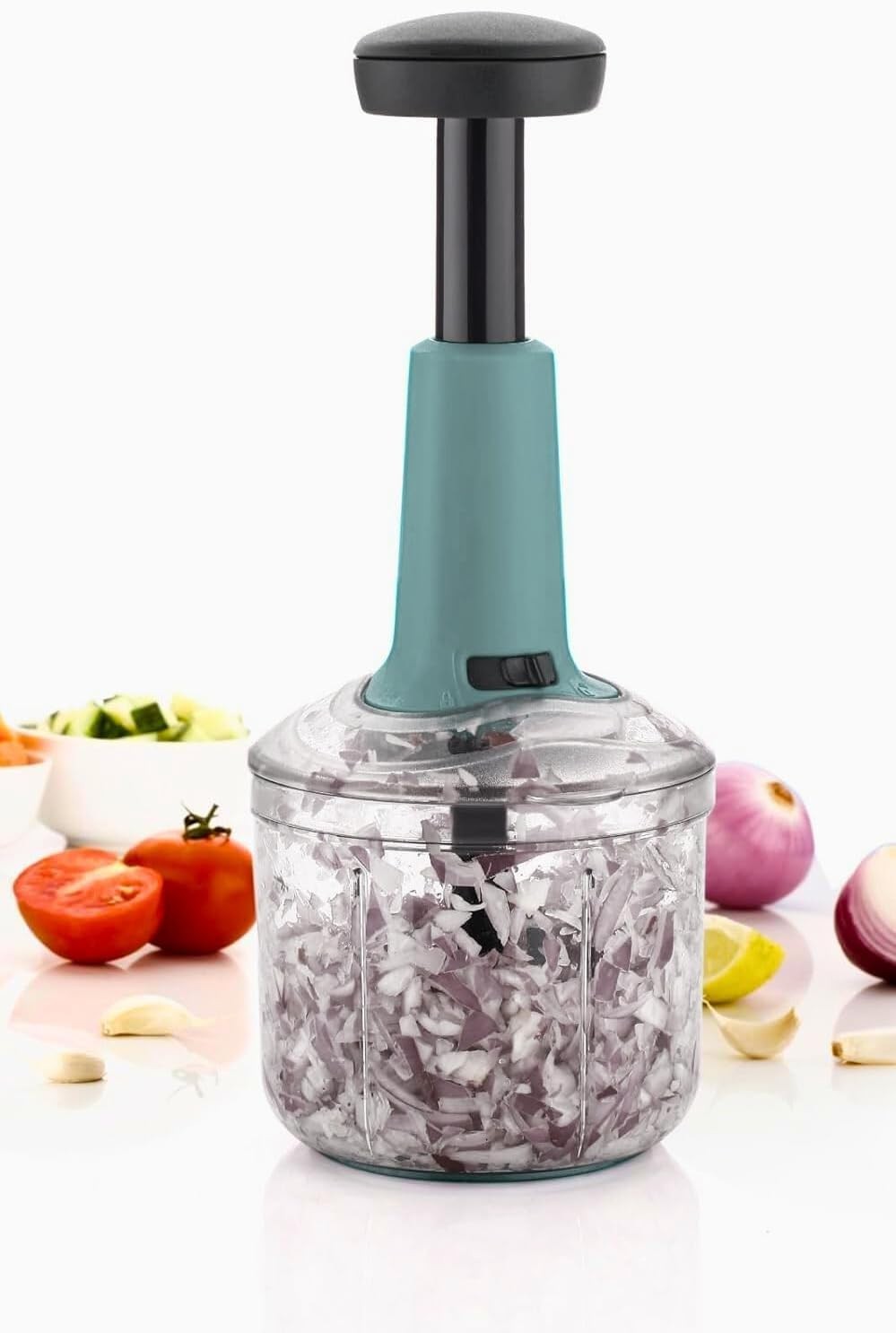 đĨMulti-Function Vegetable push Chopper/āĻŽāĻžāϞā§āĻāĻŋ-āĻĢāĻžāĻāĻļāύ āĻā§āĻāĻŋāĻā§āĻŦāϞ āĻĒā§āϏ āĻāĻĒāĻžāϰ - Image 5
