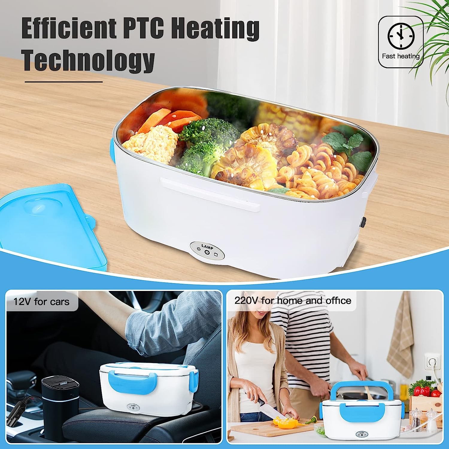 đĨ Portable Electric Lunch Box â āĻĒā§āϰā§āĻā§āĻŦāϞ āĻāϞā§āĻāĻā§āϰāĻŋāĻ āϞāĻžāĻā§āĻ āĻŦāĻā§āϏ (Office, School & Travel) đą - Image 2