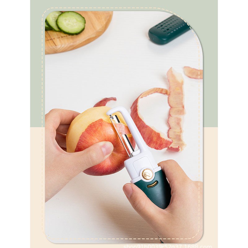 2-in-1 vegetable cutter+piller/ভেজিটেবল কাটার + পিলার ✨ - Image 2