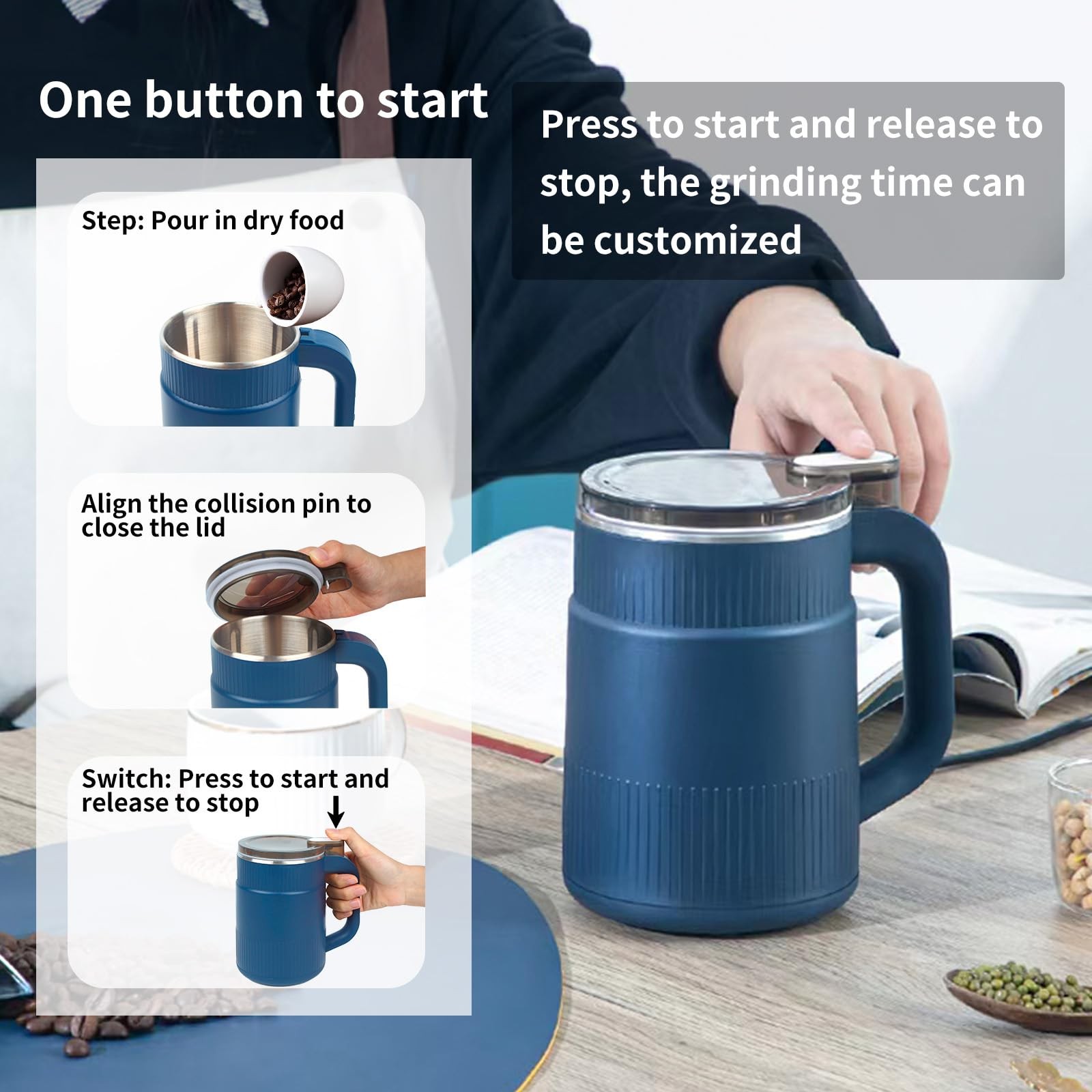 Multifunctional Electric Cofee Grinder – ঘরেই করুন দ্রুত মশলা ও কফি গ্রাইন্ড - Image 5