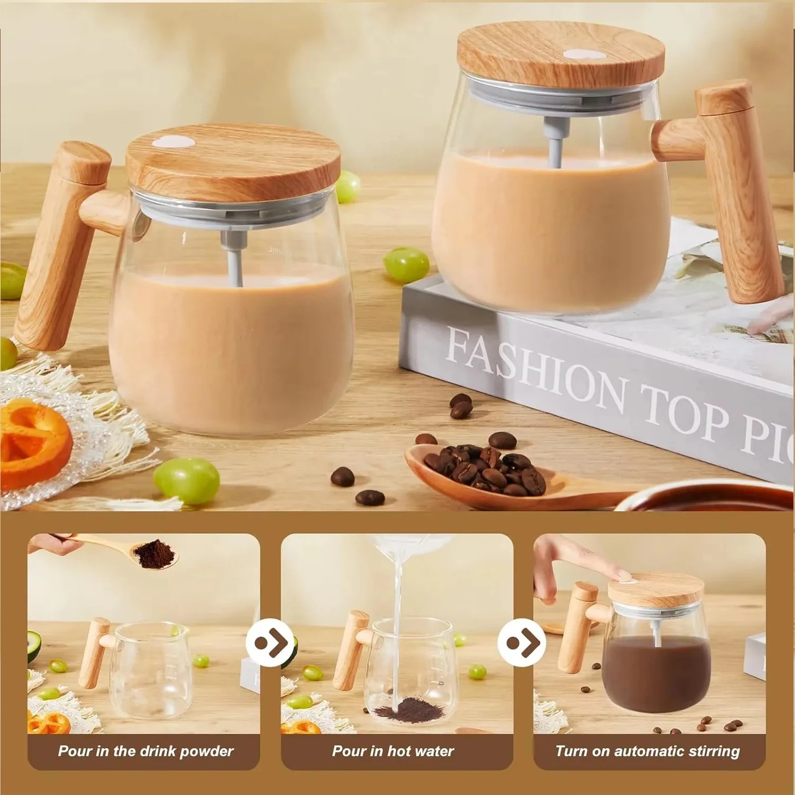 đĨ Self Stirring Mug â āĻāĻĒāύāĻžāϰ āĻāĻĢāĻŋ āĻŦāĻžāύāĻžāύ⧠āĻāĻāύ āĻāϰāĻ āϏā§āĻŽāĻžāϰā§āĻ! â - Image 2