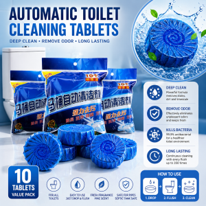 Blue Commode Cleaning Tablet। লেবুর ঘ্রাণের সুবাস ছড়ায়