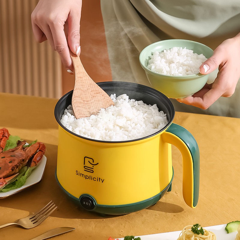 Household 1.8 Liter Electric Cooking Pot for Rice Pot and Portable Electric Hot Pot HOME HOTEL and Cooking Electric Rice Cooker - Image 4