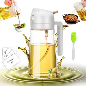 2-in-1 Oil Spray Jar – Double Use, Double Convenience!