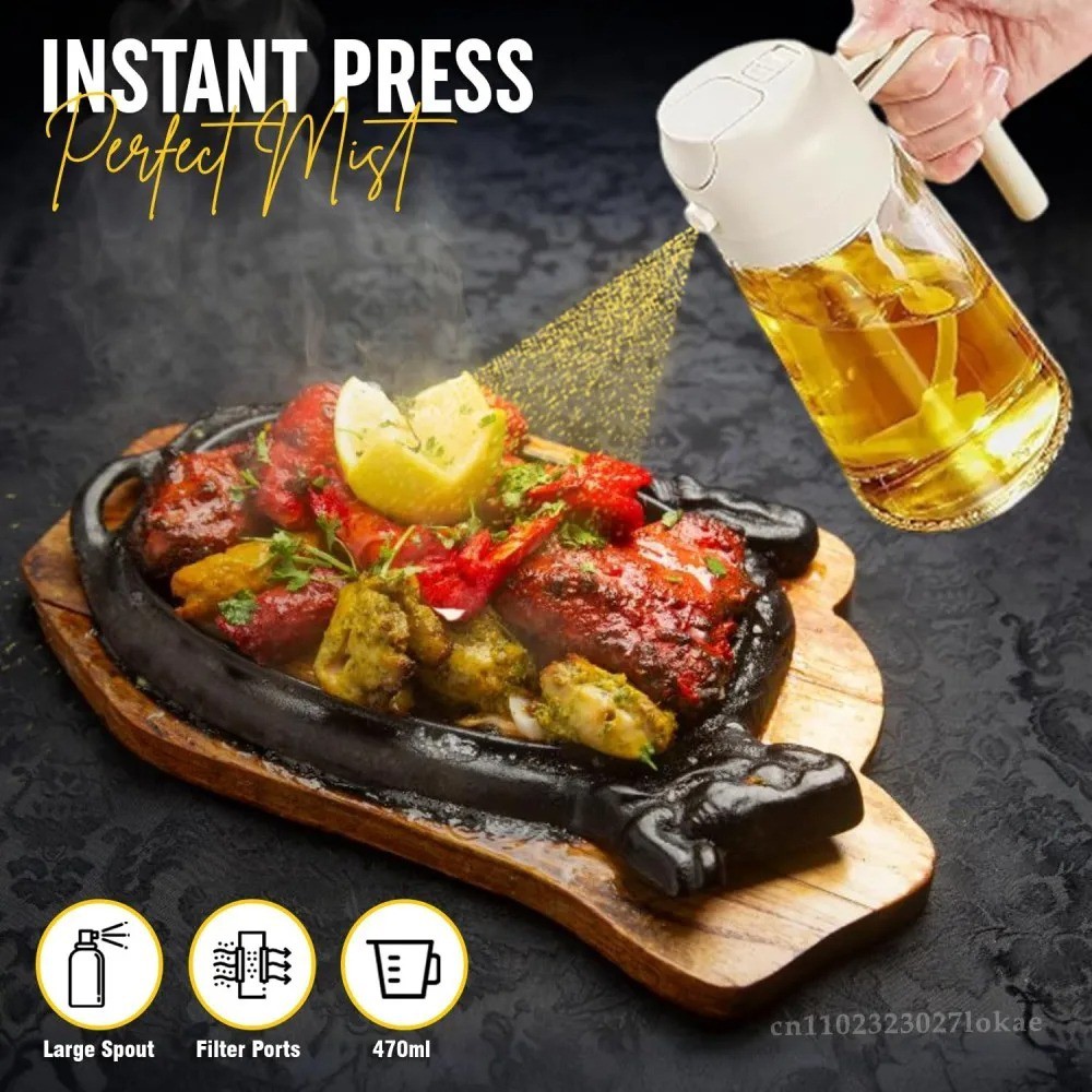 2-in-1 Oil Spray Jar – Double Use, Double Convenience! - Image 4