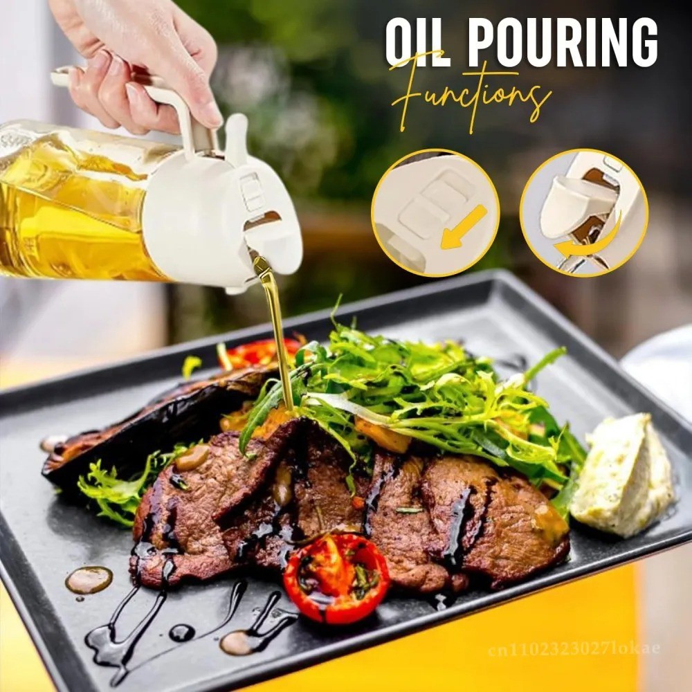 2-in-1 Oil Spray Jar – Double Use, Double Convenience! - Image 6
