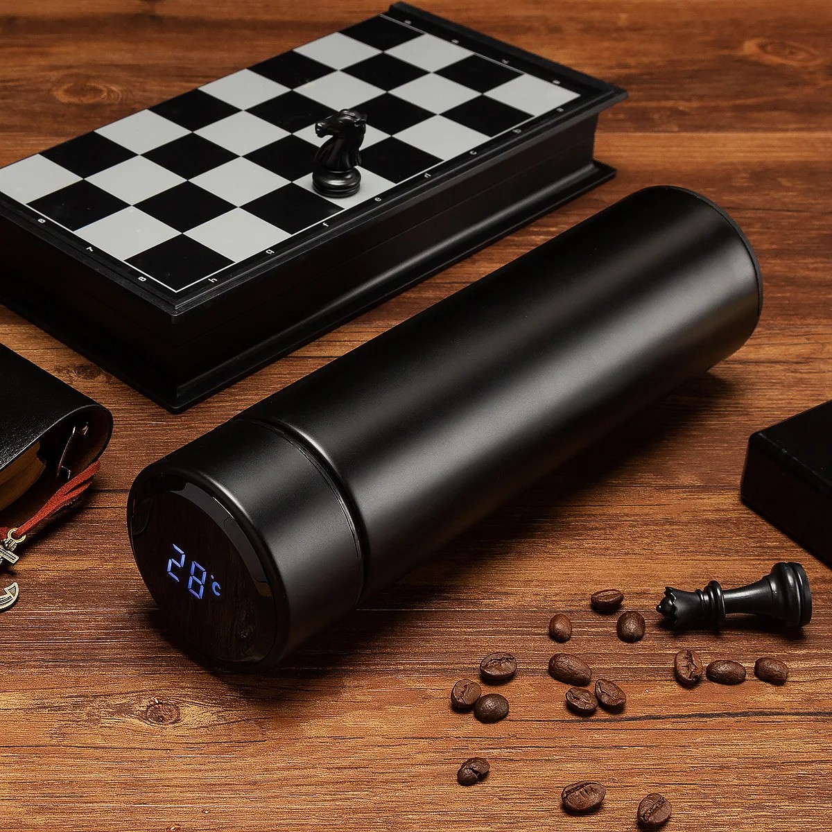500ml Stainless Steel Water Bottle With Automatic LED Temperature Display - Image 3