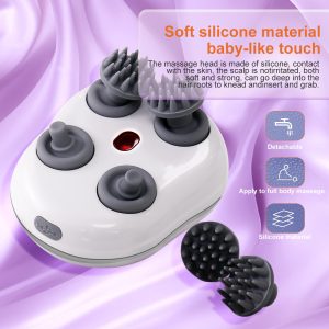 Electric Smart Head Scalp Massager Health Care Relax Neck Body Massage Kneading Vibrating Device