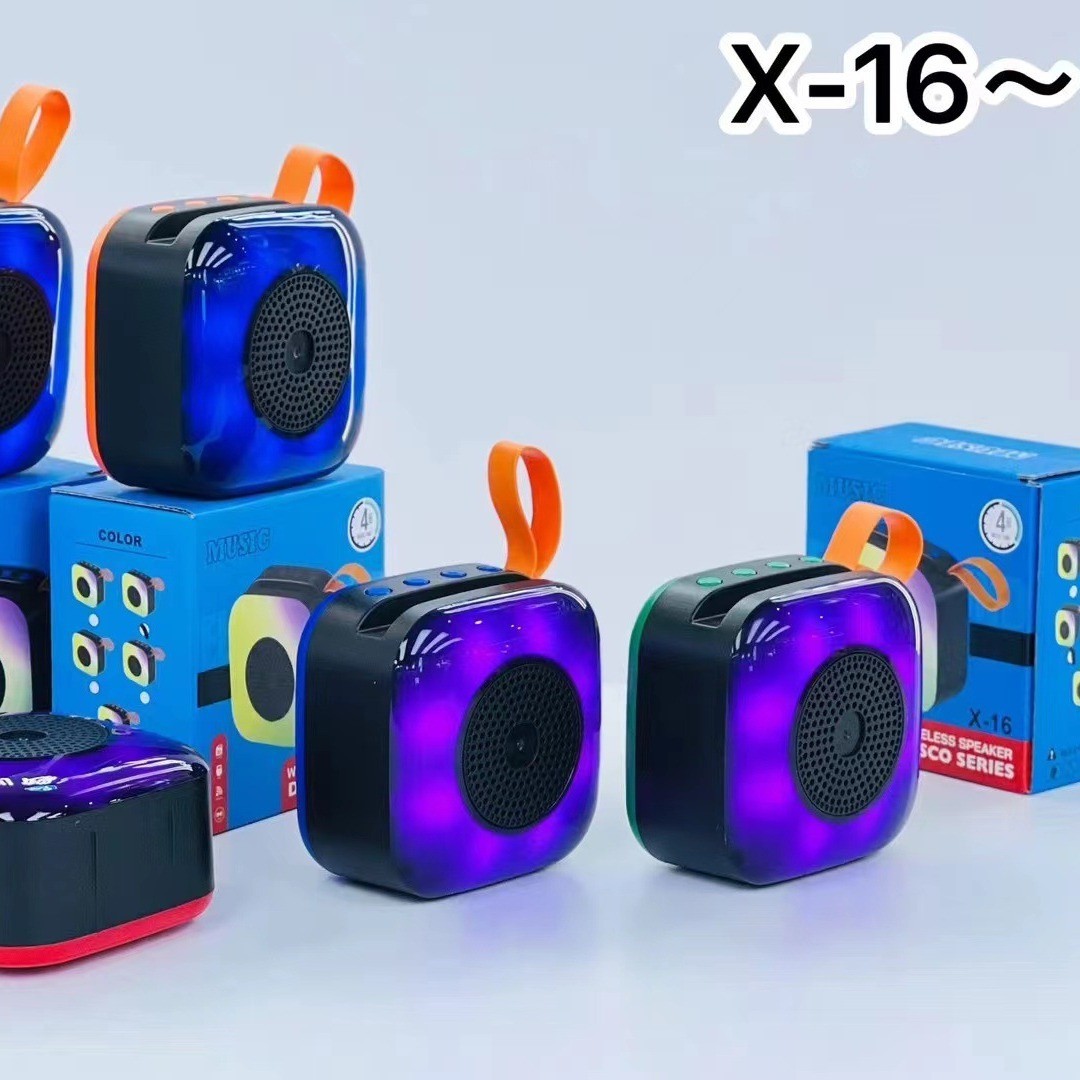 X-16 Mini Portable Outdoor Subwoofer with RGB Light 5W High Sound Business Promotional Gift New Handheld Mini Battery Home Use - Image 6