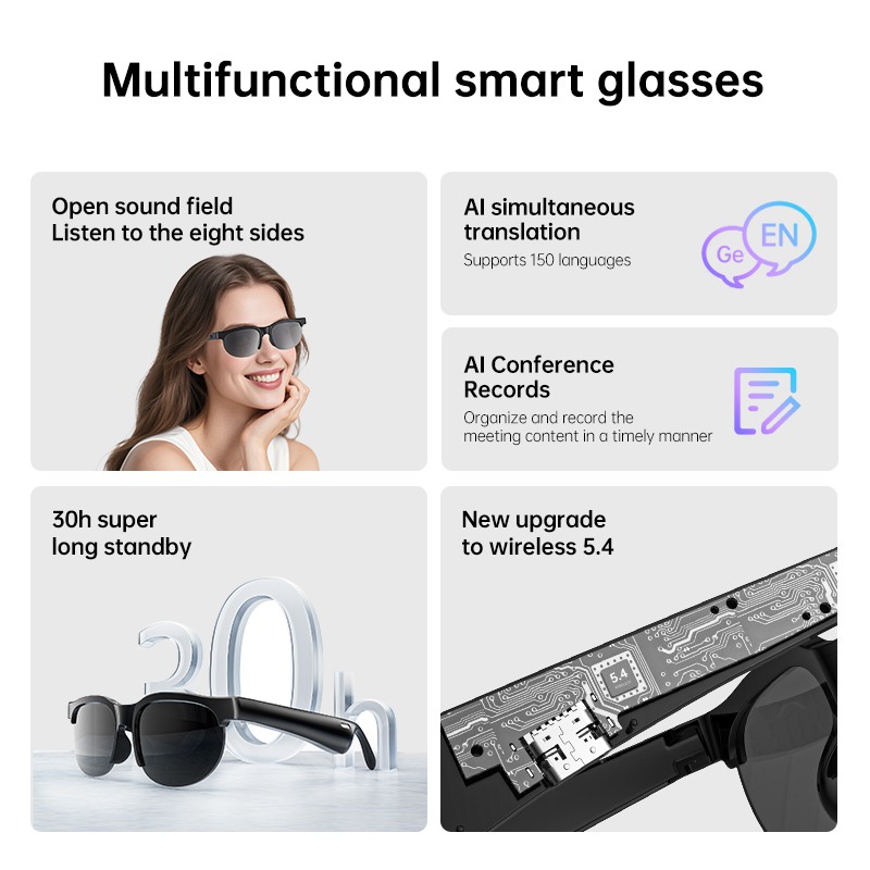 đ§đļī¸ Wireless Headset Glasses â āϏā§āĻāĻžāĻāϞ āĻāϰ āĻā§āĻāύā§āϞāĻāĻŋāϰ āĻĒāĻžāϰāĻĢā§āĻā§āĻ āĻāĻŽā§āĻŦāĻŋāύā§āĻļāύ! - Image 6
