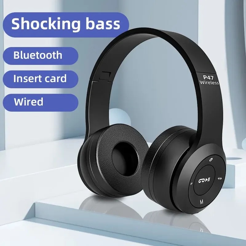 P47 Wireless Bluetooth Stereo Headphone - Image 4
