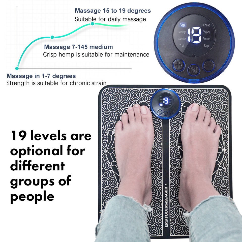 Electric EMS Foot Massager Therapy Mat - Image 3