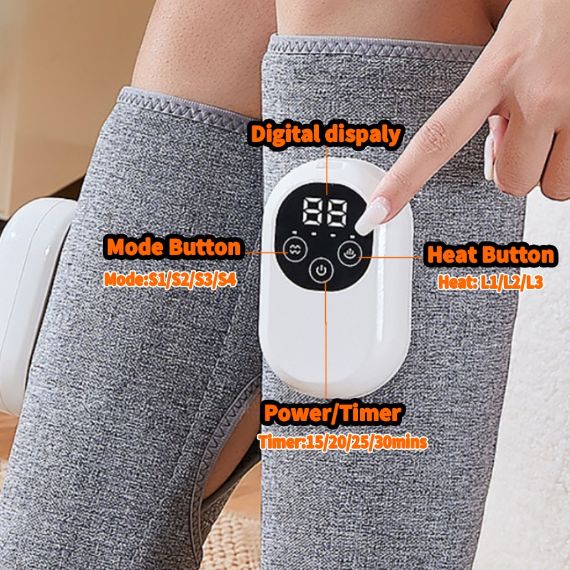 Electric Heating Leg & Knee Massager – Deep Heat Pain Relief - Image 2
