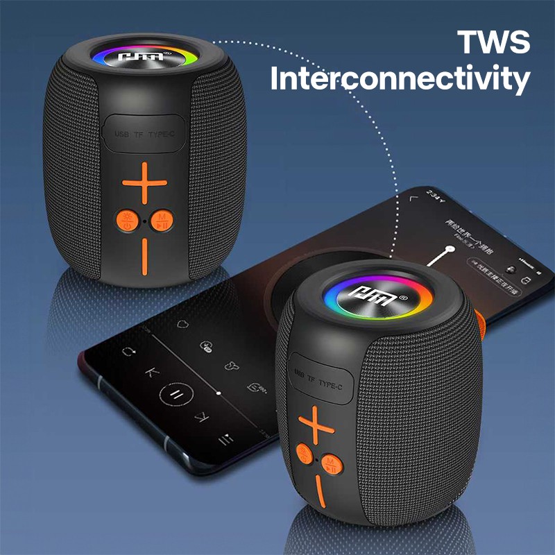 HM-805 Portable Bluetooth Speaker with RGB - Image 5