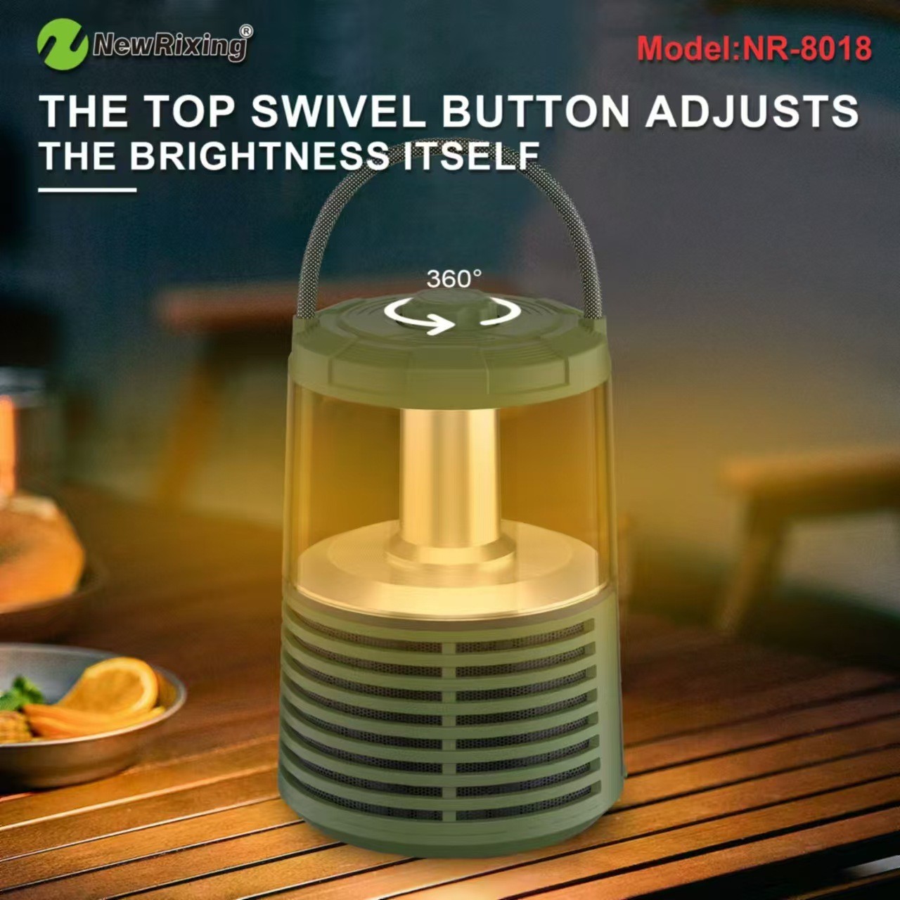 3-in-1 NewRixing Camping Lantern Wireless Speaker - Image 5