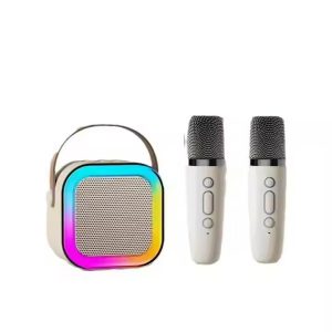 K12 Wireless Portable Speaker With Microphone with double 2 mic