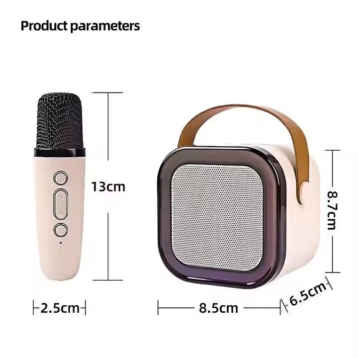 K12 Wireless Portable Speaker With Microphone with double 2 mic - Image 6