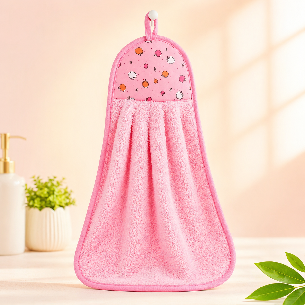 Kitchen and Bachin Hanging Towel | কিচেন অ্যান্ড বেসিন হ্যাঙ্গিং টাওয়াল (1 pc x র্যান্ডম কালার)