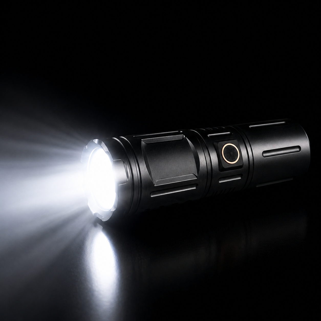USB Rechargeable Flashlight | হাই পাওয়ার মাল্টি পারপাস ইউএসবি রিচার্জেবল ফ্ল্যাশলাইট - Image 2