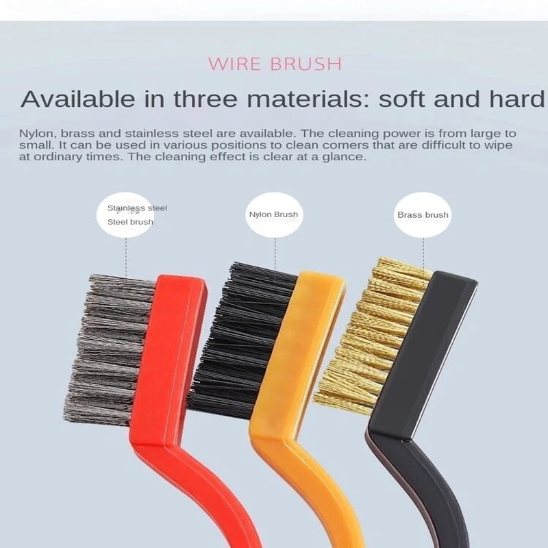 3Pcs Gas Stove Brush Cleaning Wire Brushes - Image 4