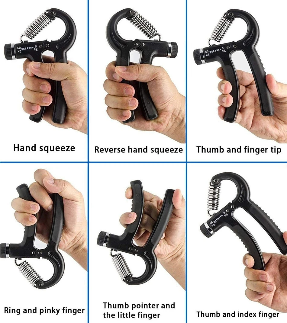Adjustable Hand Wrist Power Grip Exercise Gripper (5-60kg) - Image 4