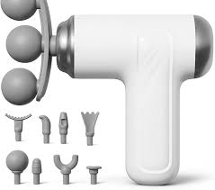 3-Head Fascia Gun 9-Head Interchangeable Body Massager Deep Hitting Muscle Relaxation Shoulder, Waist and Back Massager