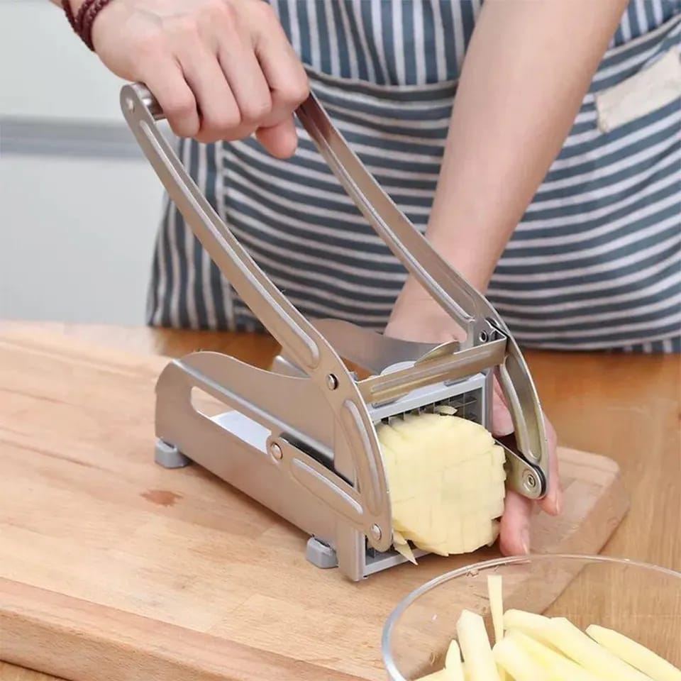 Stainless Steel French Fry Potato Cutter/Slicer - Image 2