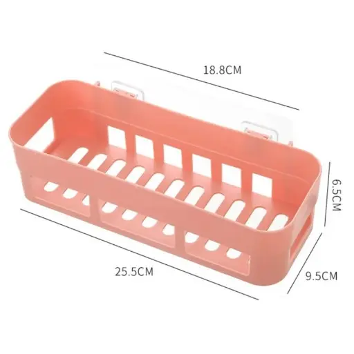 (২ পিস) Bathroom Shelves Kitchen Organizer Plastic Shelf Rack - Image 2