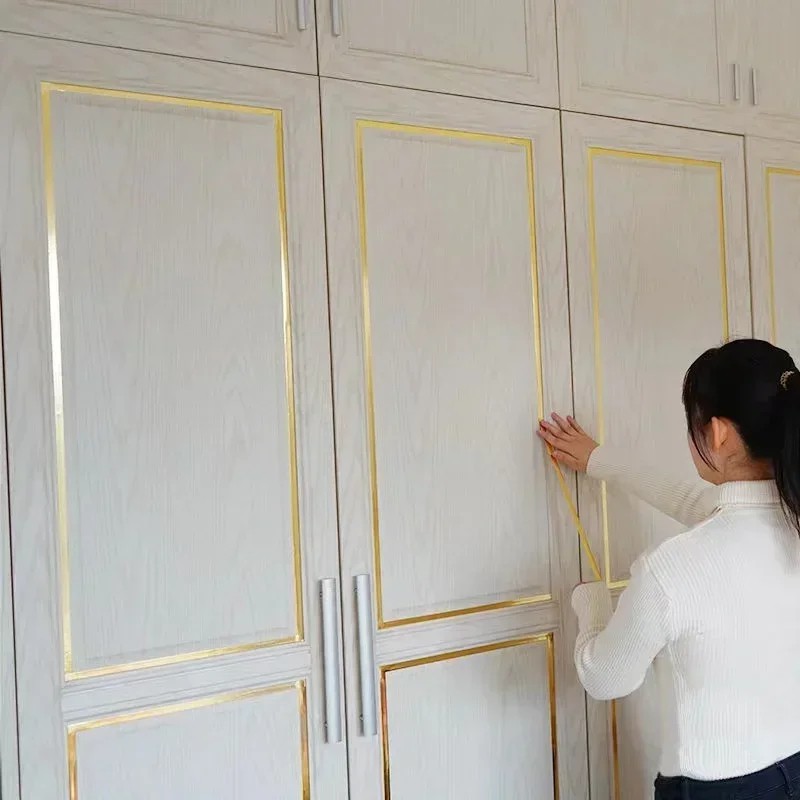 164 Feet (Golden color) Self-Adhesive Waterproof Tile Gap Tape for Floor and Wall Sealing - Image 5